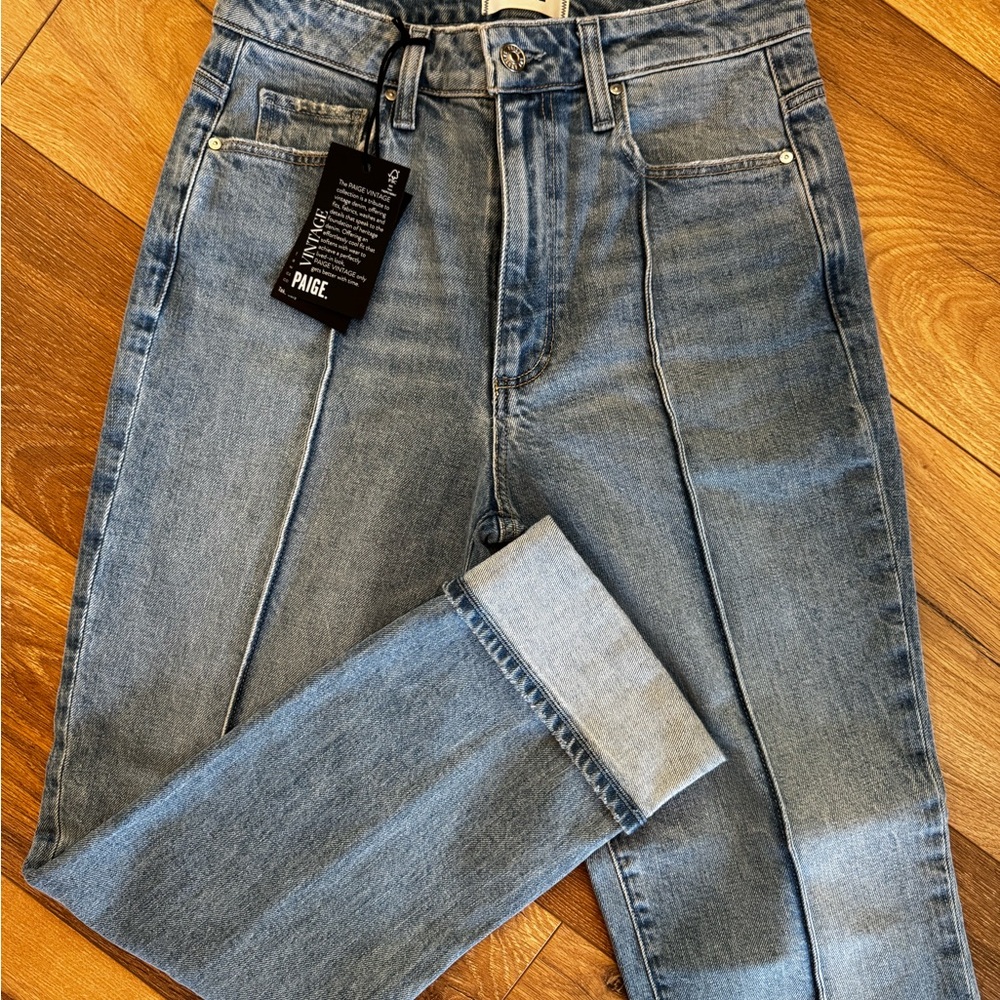 PAIGE Light Blue Denim Jeans